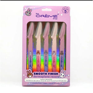 The Creme Shop Smooth Finish Dermaplane Razors Eyebrow 🍑 Fuzz Facial Body Hair